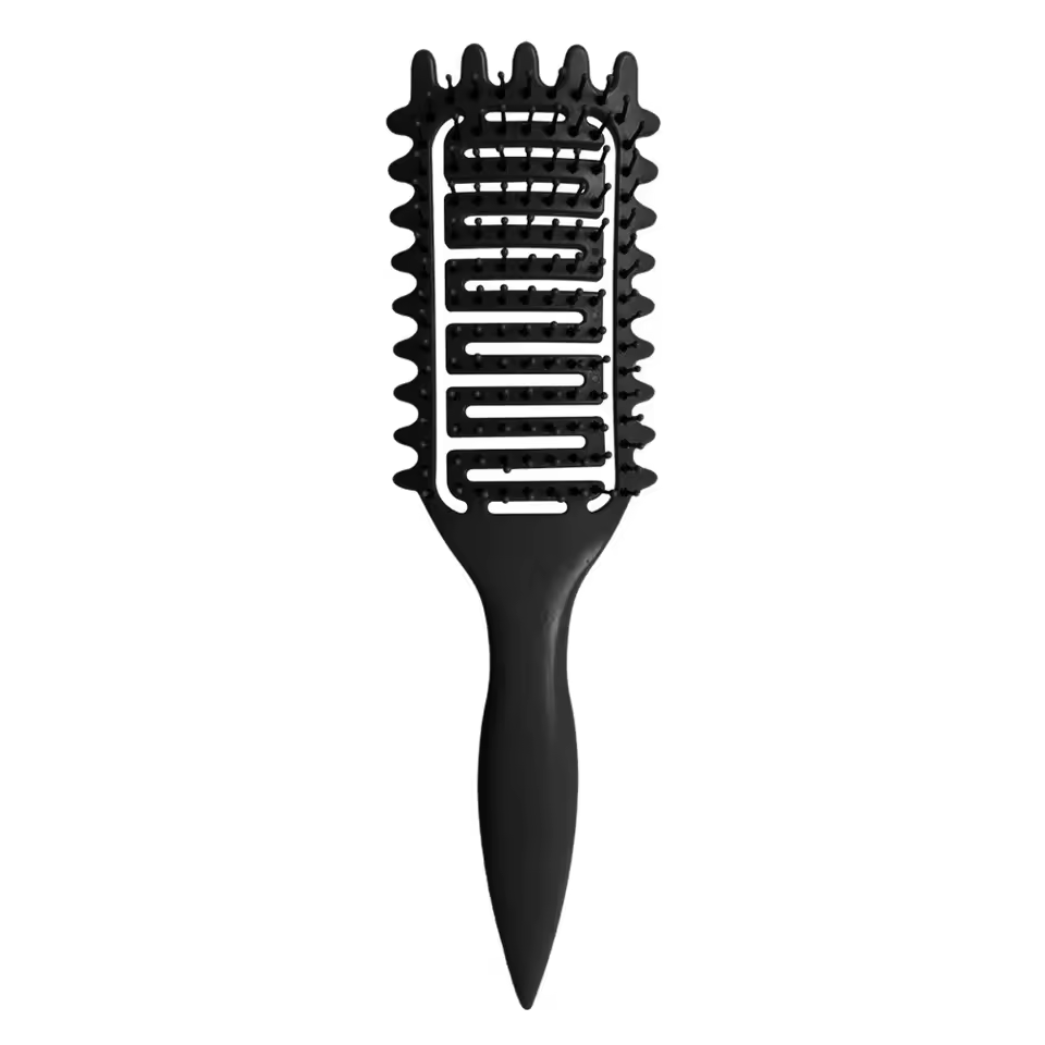 Cepillo de pelo rizado, cepillo de peinado hueco, peine para Barba, cepillo para desenredar, herramientas de estilismo multiusos para el hogar