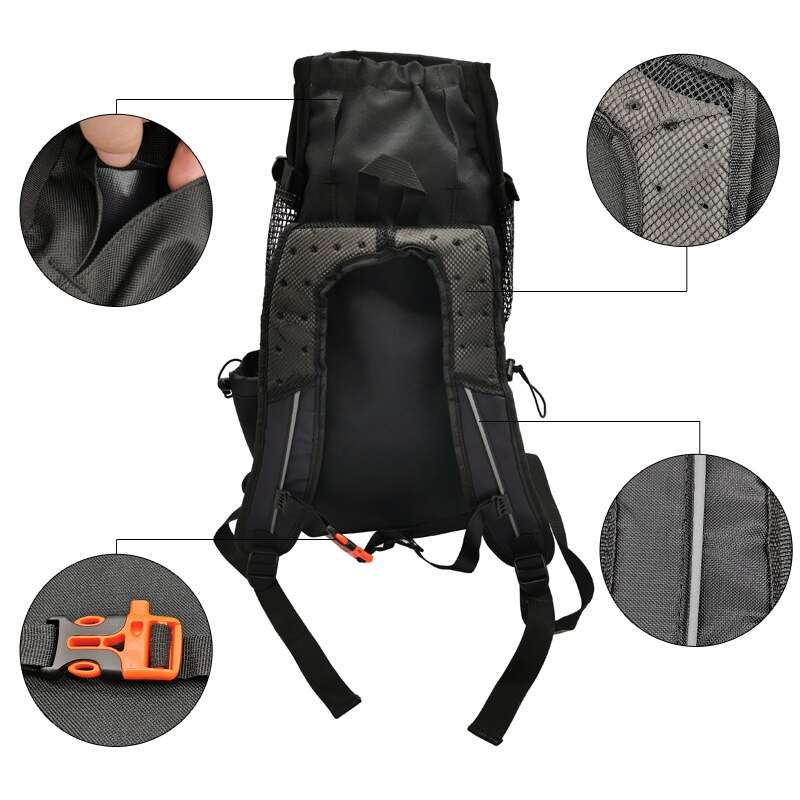 Ademend Hond Draagtas Speciaal Voor Grote Honden Outdoor Bulldog Backpacken Verstelbare Reistassen Huisdieren Producten Puppy