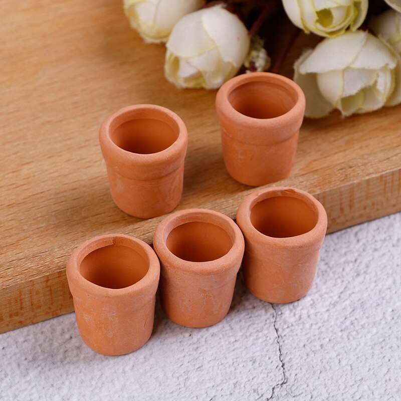 Nuovo 1:12 Casa di Bambola miniatura Decora Vaso mini Vaso di Ceramica FAI DA TE Casa di Bambola Fatta A Mano Da Cucina Ornamento