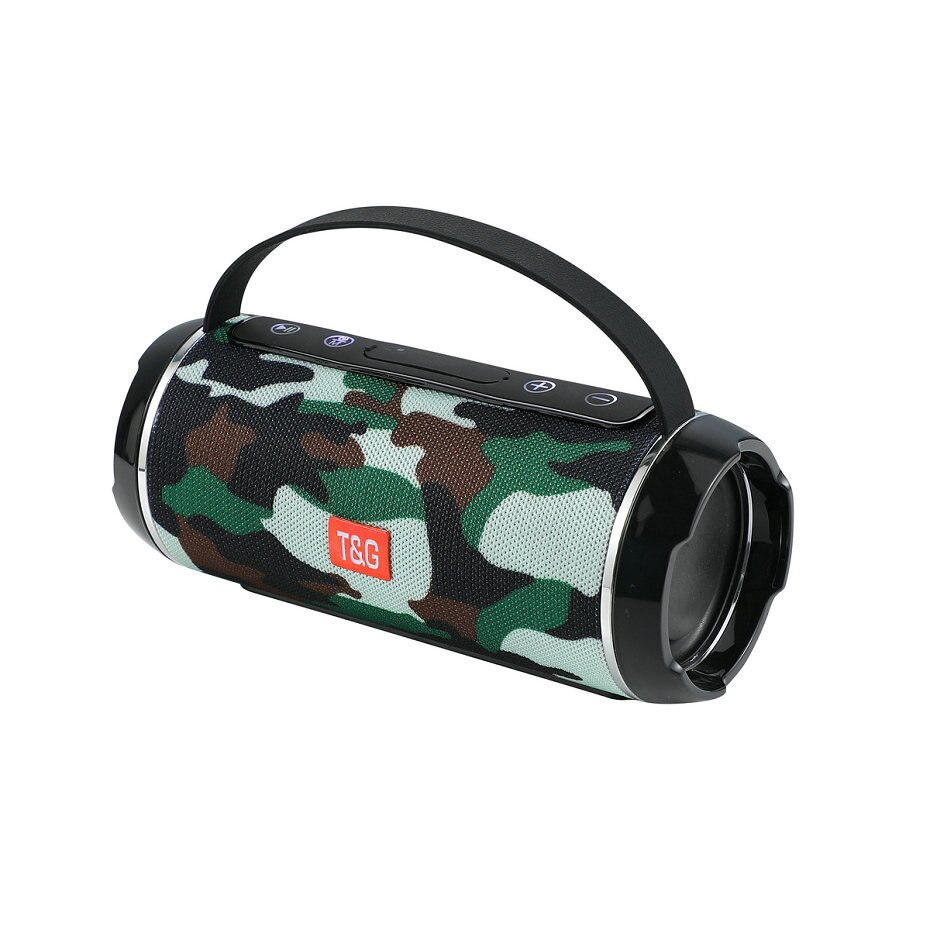 TG116C Draadloze Krachtige Bluetooth Speaker Box Outdoor Luidsprekers Subwoofer Muziek Center Boombox 3D Stereo Radio: camouflage