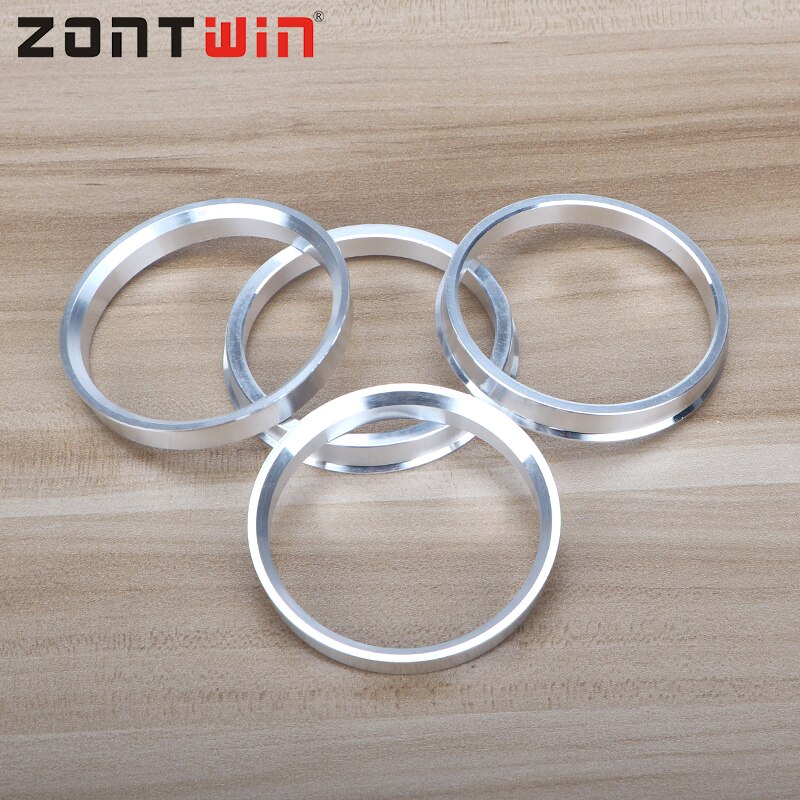 4 stykker/sæt 65.1 til 73.1 、 60.1 til 64.1 、 73.1 til 56.1 、 63.4 til 67.1mm navcentriske ringe aluminium hjulnav ringe