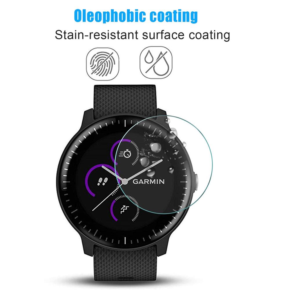 4 unids/lote para Garmin vivo active3 vidrio templado 9H 2.5D película protectora de pantalla Premium para Garmin vivo Active 3 SmartWatch