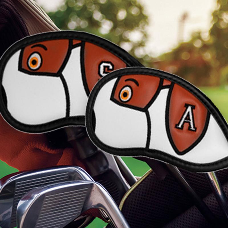 Golf Putter Head Cover Putter Headcovers Golf Putter Headcover PU Leather 10pcs Mallet Putter Covers Golf Accessories Mallet