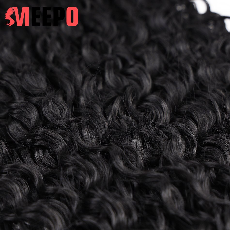 Synthetic Water Wave Curly Hair 9 Bundles 70cm 75cm 80cm Corn Curly Hair 300g Light Brown Heat Resistant Curly Hair For Women