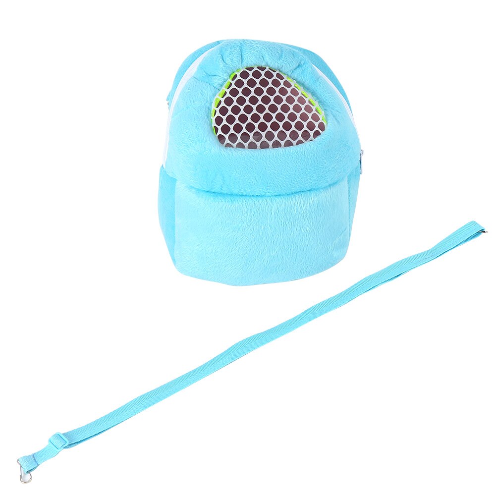 transporter na zwierzęta domowe podróż śpiąca wiszące łóżko torba nadaje się robić przenoszenia szczura chomika mysz wiewiórka szynszyla jeż: niebo niebieski L