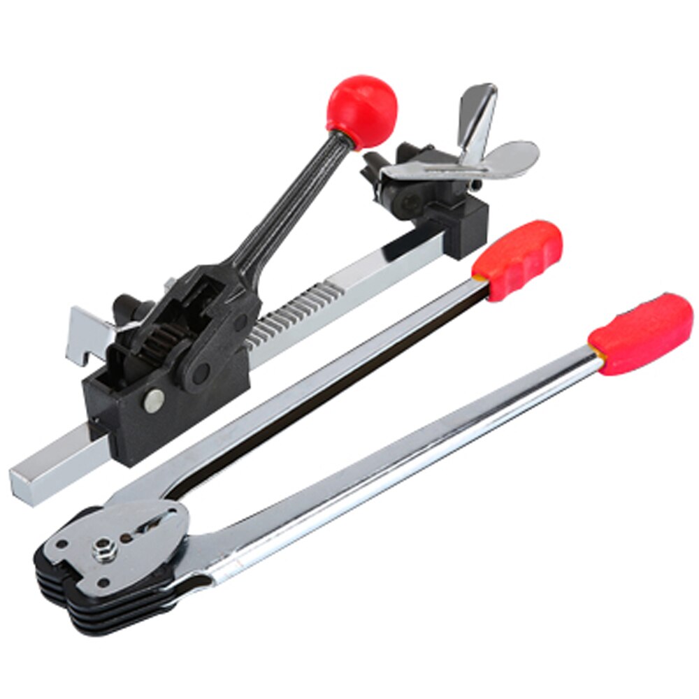 Manual Strapping Machine Set PP/PET Strapping Sealer And Ratchet Tie Down Packing Machine Wrapping Machine: Default Title