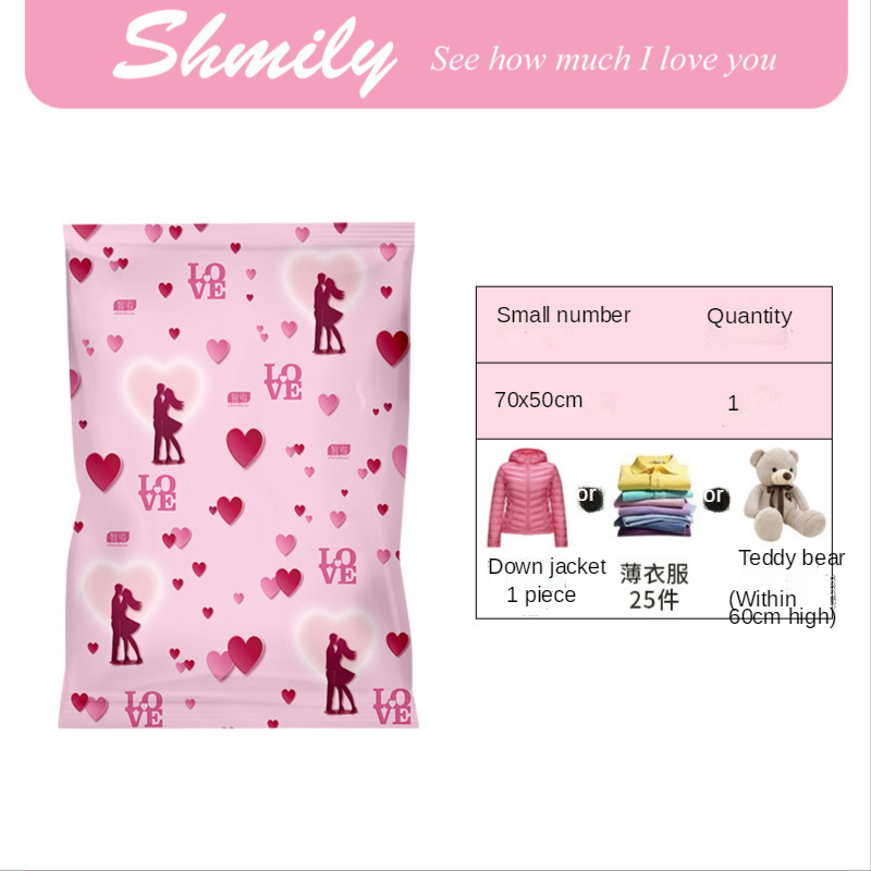 Vacuum compression bag clothing quilt vacuum bag storage bag travel clothes quilt storage handbag: B