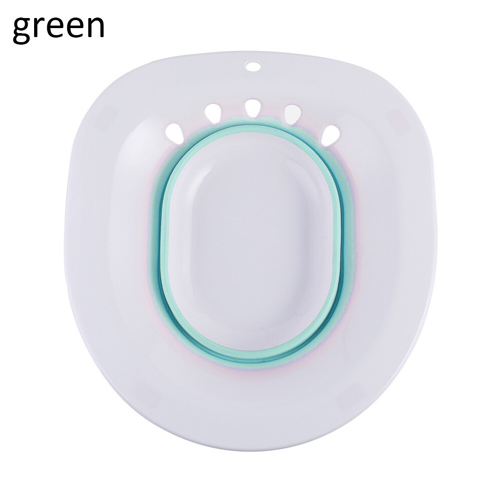 Folding Woman Bidet Portable Bidet-Female Private Parts Pregnant Women Wash The Butt Basin Wash Potty For Maternal Child Adult: Green