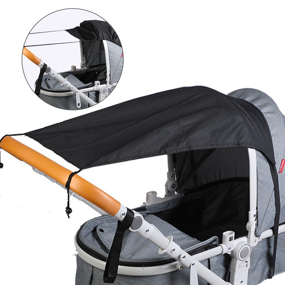 Baby Stroller Awning UV Protection Sunscreen Pushchairs Sun Canopy Universal Prams Sunshade Prams Stroller Accessories: C-01