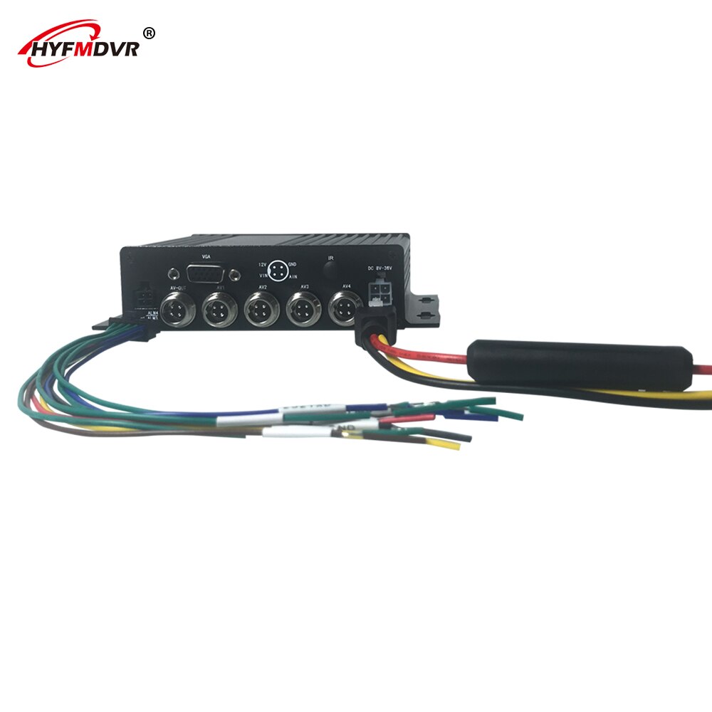 HYFMDVR Source factory HD 4 canales AHD 960P vigilancia local DVR móvil carga coche/barco/vehículo comercial