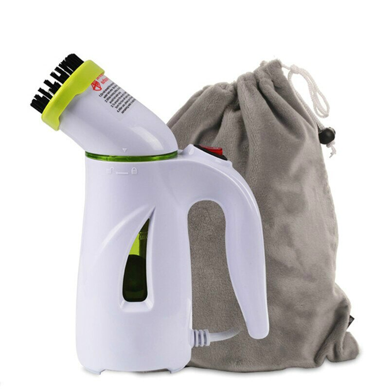 Ręczne elektryczne żelazko parowe ręczne tkaniny parowce ubrań żelazko parownica robić odzieży ubrania pionowe prasowanie za pomocą pędzla: zielony z a torba / UK