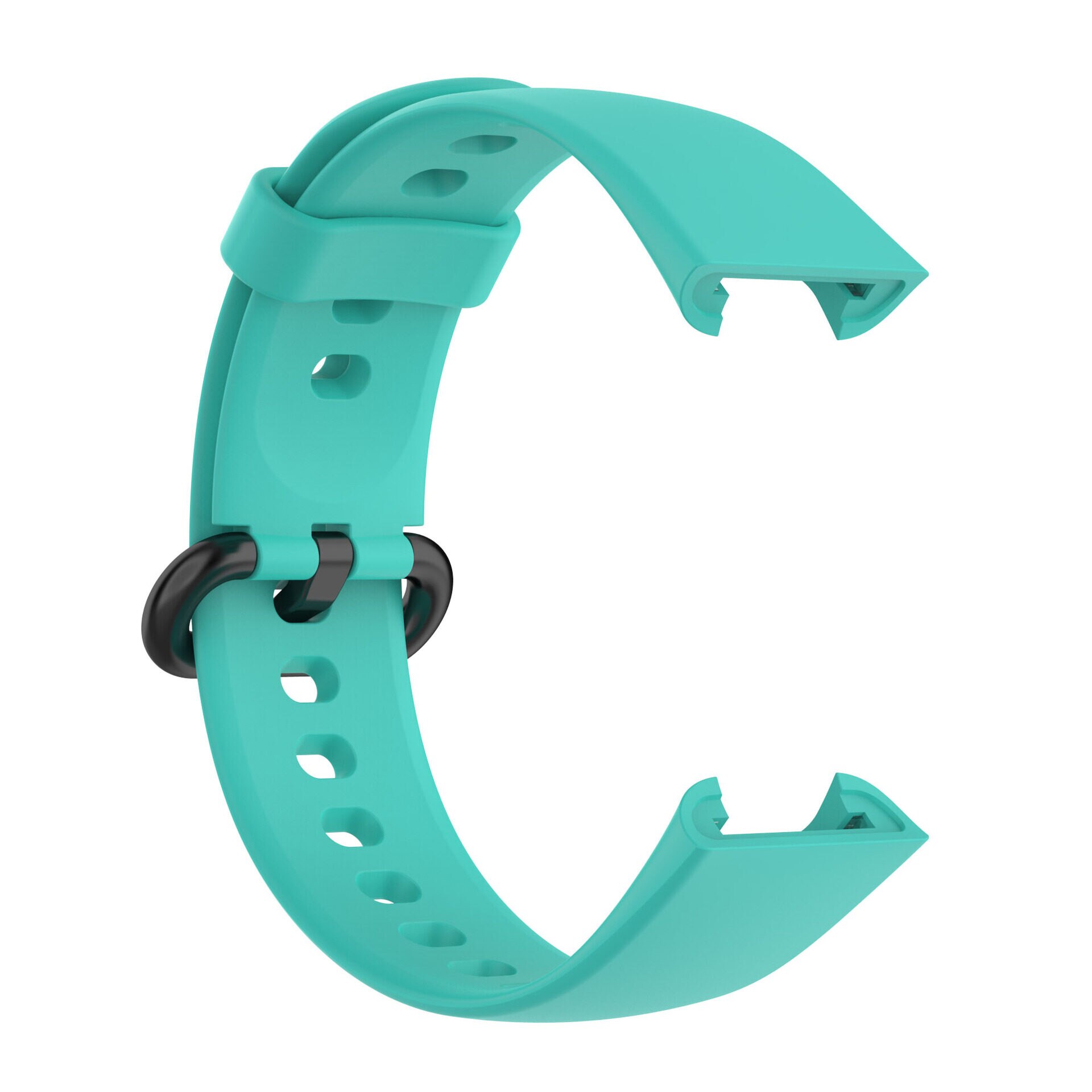 Szklane etui 9D + pasek do zegarka Redmi Watch 2 Lite PC Hard Cover Screen Protector Watchband Bransoletka do zegarka Redmi Watch2 Lite Akcesoria: Różowy zielony