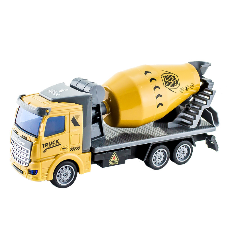 1:48 Kinderen Pull Back Techniek Voertuig Graafmachine Dumper Cement Mixer Simulatie Model Auto Speelgoed: A-02