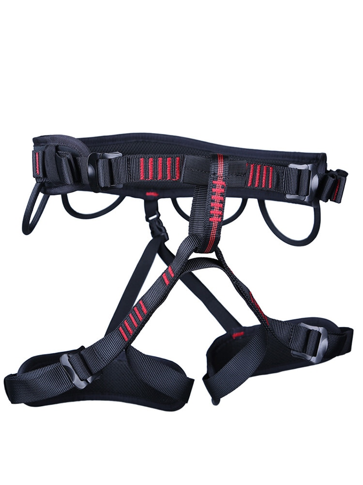 XINDA-cinturón de seguridad para senderismo al aire libre, escalada en roca, medio cuerpo, cinturón de apoyo, arnés de altura, equipo deportivo aéreo