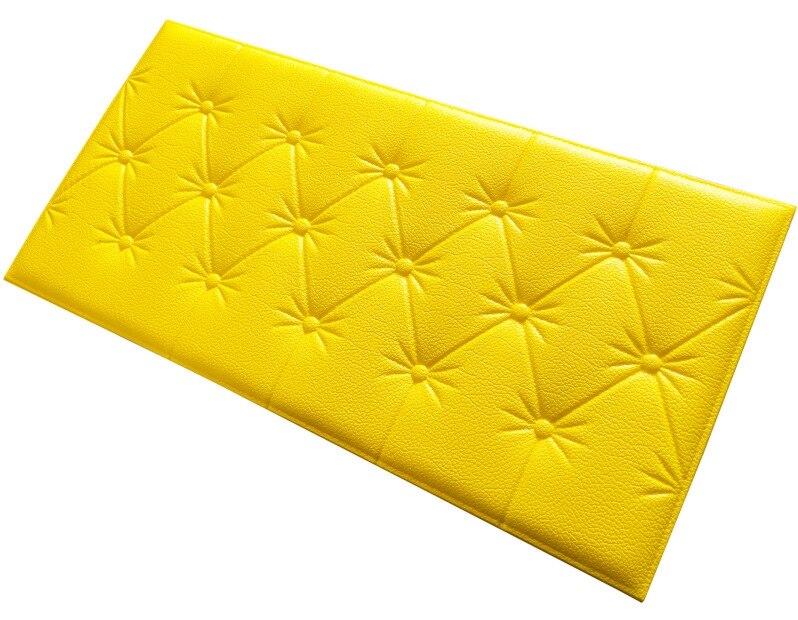 60*30cm kodin törmäyksenesto seinämatto lattiatyyny kodin sisäänkäynti matto makuuhuone olohuone lasten makuuhuone sängyn sänky pehmeä tyyny: Keltainen