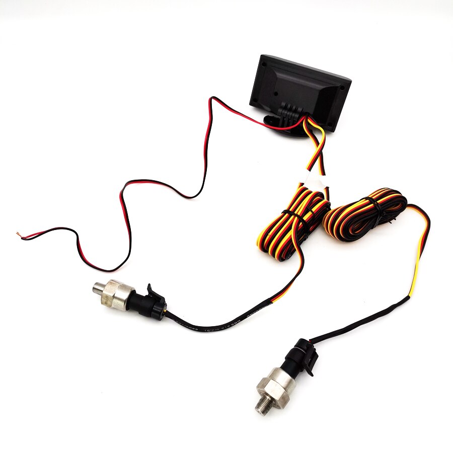2 in 1 lcd digital lufttryksmåler + voltmeter auto luft mpa volt meter 1/8 "npt