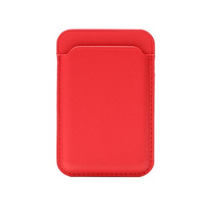 1Pc Dubbelzijdig Adhesive Portemonnee Anti-Diefstal Veiligheid Blokkeren Sleeve Bescherm Case Voor Mobiele Telefoon Cover Card Credit kaarten Houder: SH-Bag-6010-red