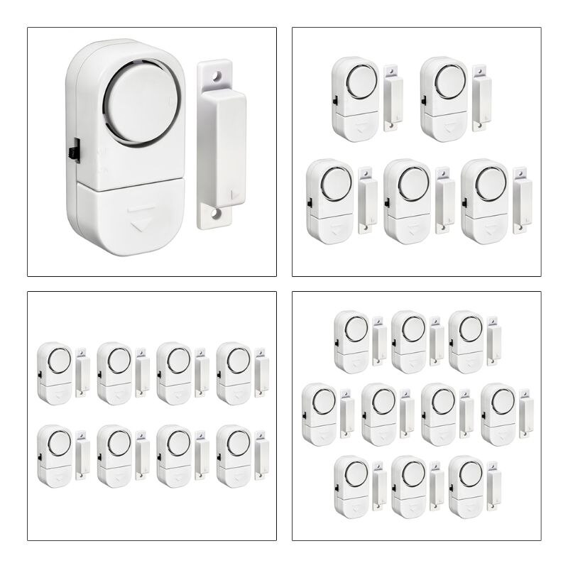 Home Security Alarm System Standalone Magnetic Sensors Independent Wireless Home Door and Window Alarm Security Burglar X6HA