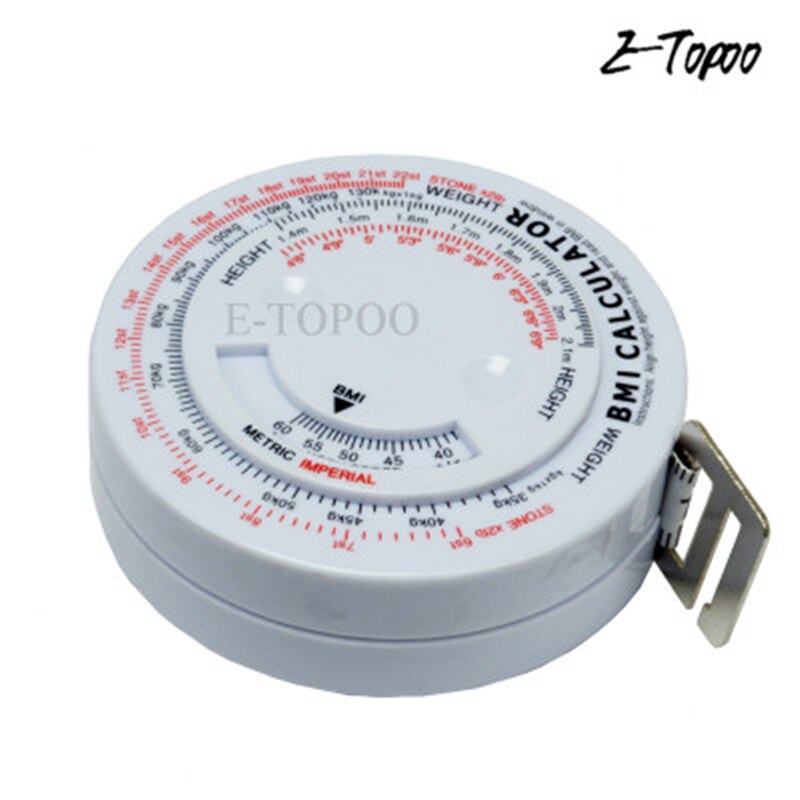 Round Shape BMI body tape measure BMI CALCULATOR BMI measure tape