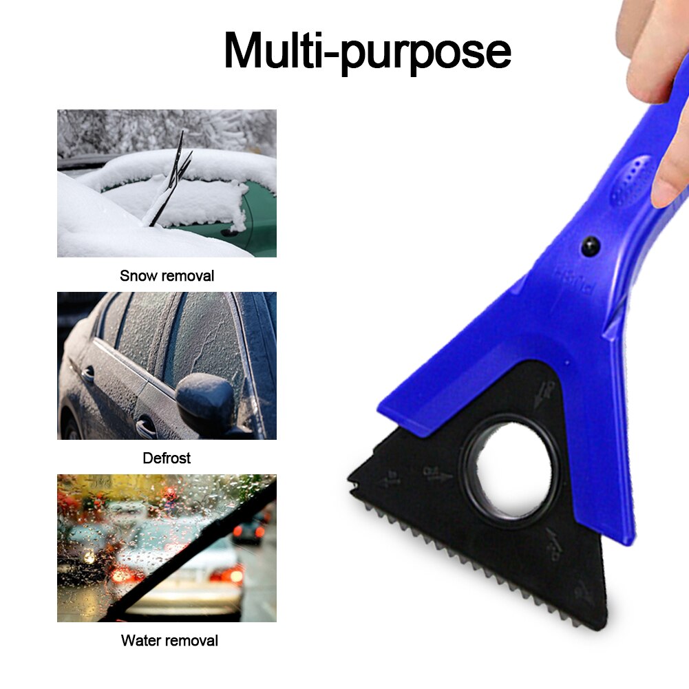 Car Ice Scraper Windshield Ice Breaker Clean Glass Brush Snow Remover Shovel Snow Remover Scraping Tool