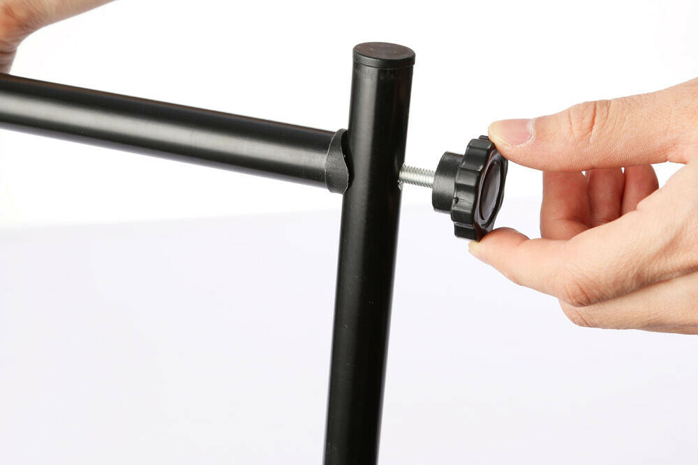 8&#39; Display Backdrop Banner Stand Adjustable Telescopic Lightweight Trade Show Wall Exhibitor