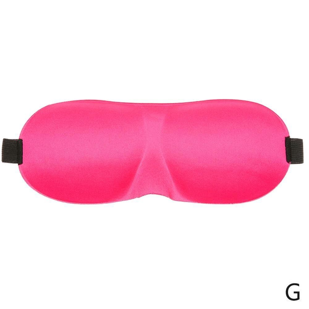 3D Sleep Eye Mask Natural Sleeping Sponge Eye Mask Eyeshade Cover Shade Eye Patch Women Men Soft Blindfold Travel Eyepatch: pink