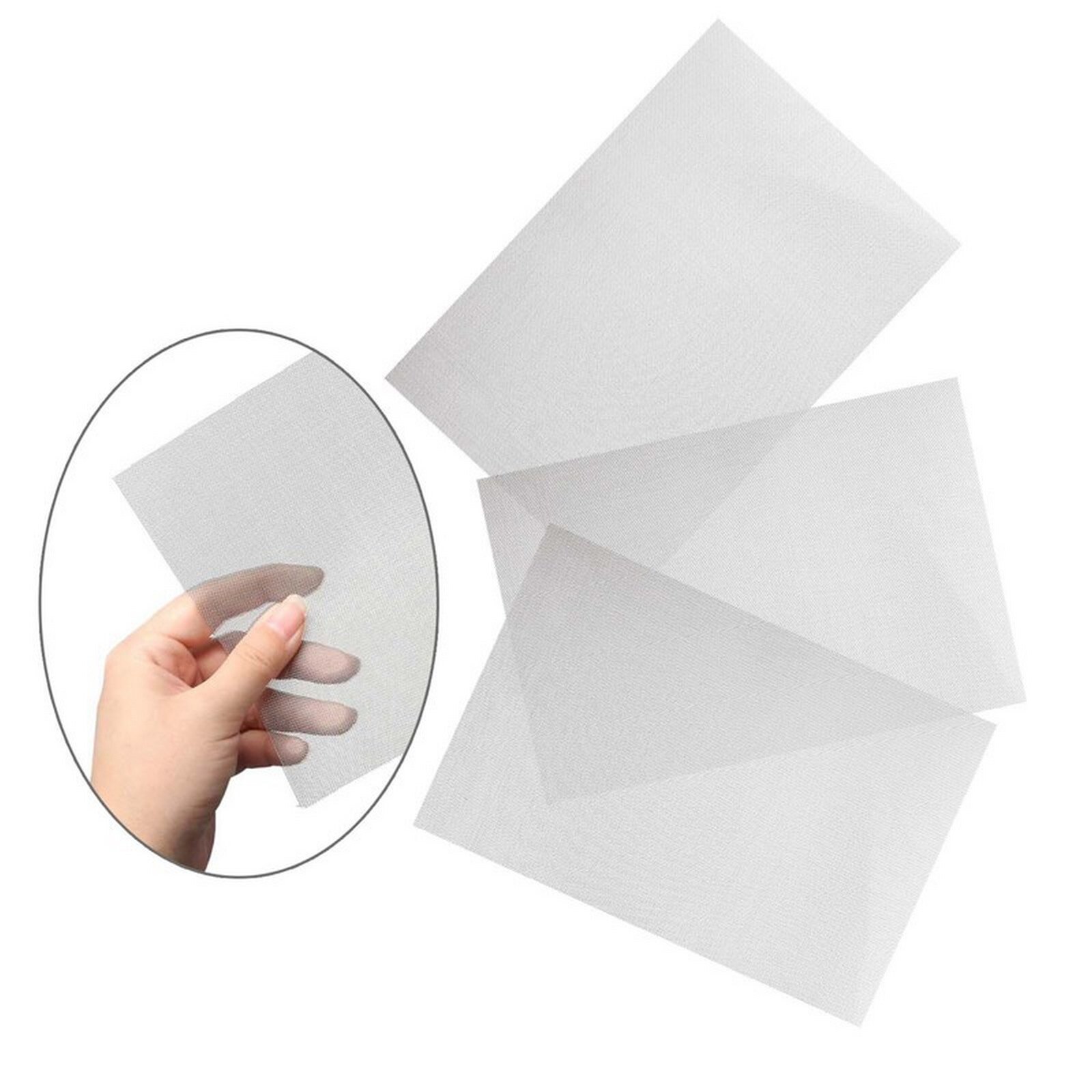 Car Bumper Stainless Steel Repair Net Plastic Crack Repair Hole Repairing Mesh Net for Bumper Body Hood Vents Vehicle Openings