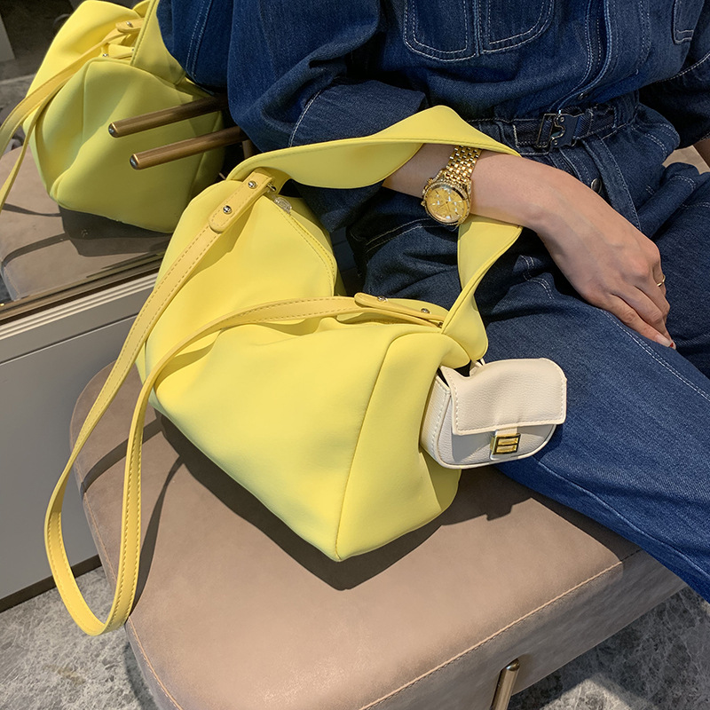 Mode Zachte Neopreen Vrouwen Schoudertas 2 Bags/set Handtas Merken Kettingen Samengesteld Tassen Voor Vrouwen Kussen Tas