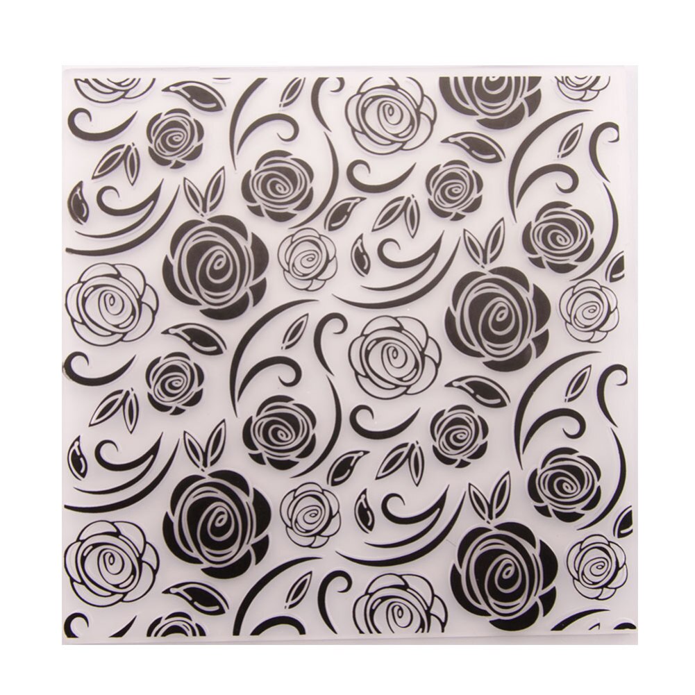 Rose Flower Plastic Template Craft Card Making Paper Card Album Wedding Decoration Embossing Folders