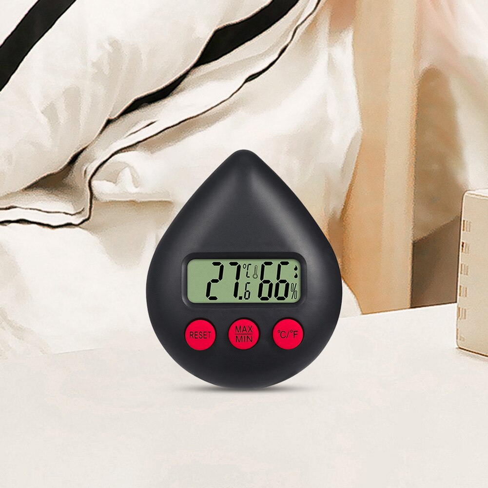 Digital Temperature Humidity Meter Water Thermometer Hygrometer LCD Digital Indoor Room Temperature Humidity Meter for Home