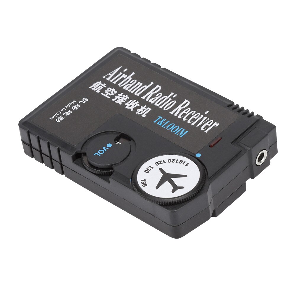 118-136MHz Airband Radio aviation band Receiver Air-to-ground Aeronautical Band Receptor Receiver for Airport Ground Receiver