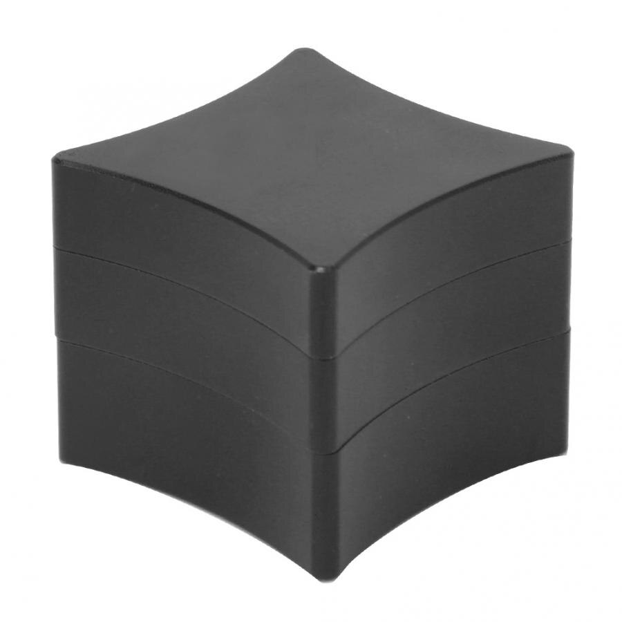 Biliardo biliardo stecca porta gesso mini stecca in alluminio supporto per gesso biliardo gessetti per biliardo scatola per custodia accessori per biliardo: nero