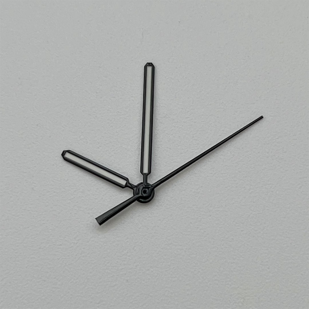 Punteros de reloj A P, juego de manecillas luminosas verdes para NH35/NH36, accesorios de relojes modificados con movimiento automático: Gris claro