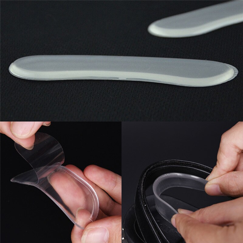 3 accoppiamenti Del Silicone Del Piede Adesivi Gel Sottopiede Tacco Alto Pad Cuscino Trasparente Scarpe Solette Pad Invisibile Adesivo Scarpe di Cura di Piede