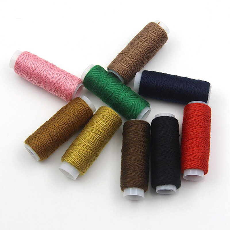 5 pcs/lot jean surverrouillage fils à coudre 50M fort Polyester fil Machine à coudre couture main artisanat accessoires 16 couleurs