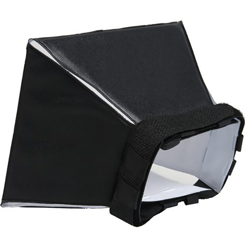 Folding Flash Diffuser Flashing Cover Light Softbox for Digital Camera External Flash 30cmx27cm Universal Flash Softbox