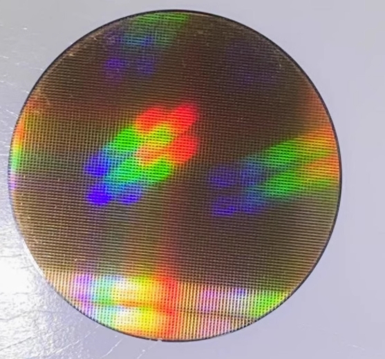 Chip de circuito de litografía de oblea de CPU de oblea de 12 pulgadas, 8 pulgadas y 6 pulgadas, Chip de prueba de enseñanza de oblea Semiconductor: Verde Rronze