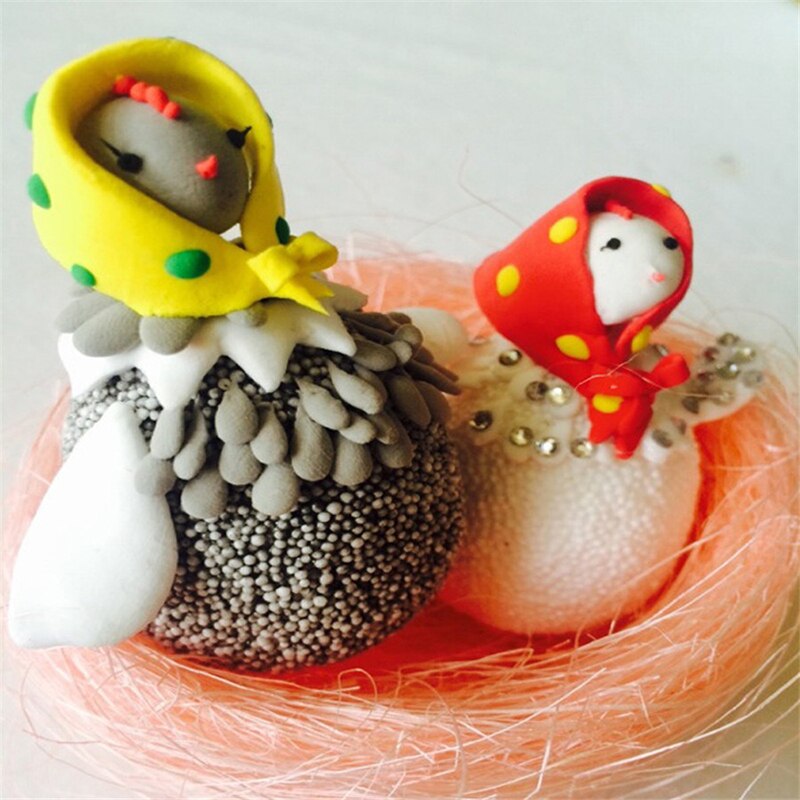 Easter Decorations for Home Nature Raffia Box Package Decor Wedding DIY Egg Birds Nest Art Craft Wrapping Supplies