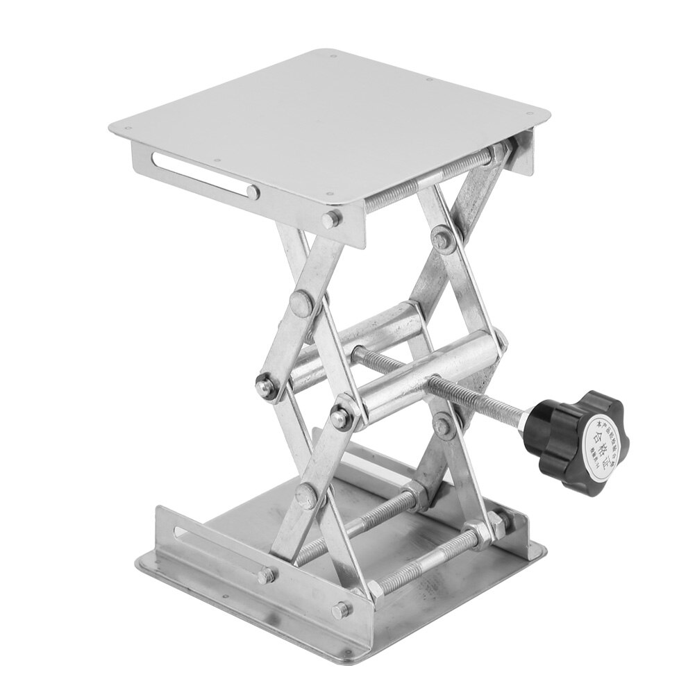 Stainless Steel Lifting Platform Laboratory Lifting Stand 100X100mm For Height Adjustment Of Instrument Or Objects