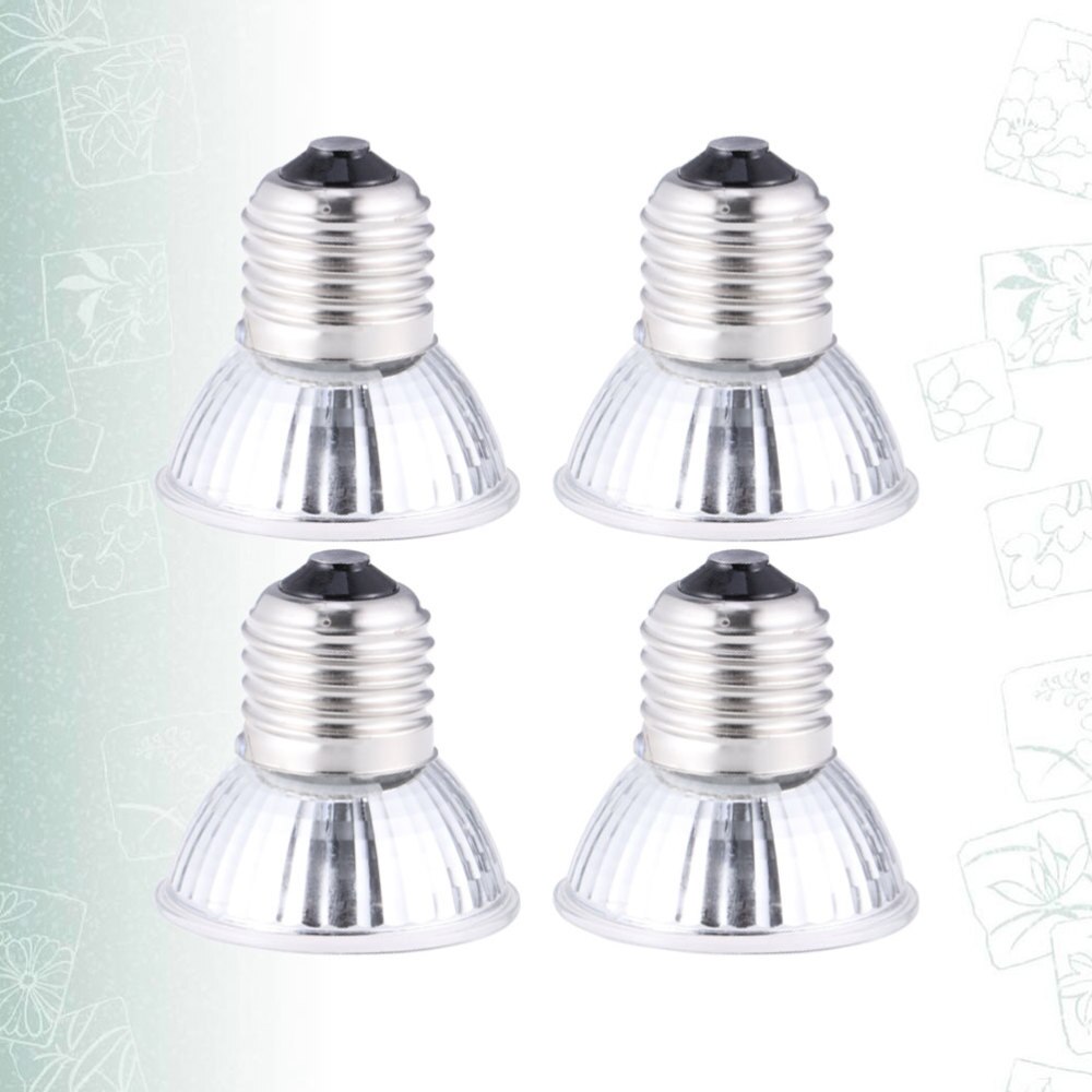 5 stk 75w uvb+uva 3.0 krybdyr lampe pære skildpadde basking uv pærer varme lampe krybdyr sol pære: Sølv 1