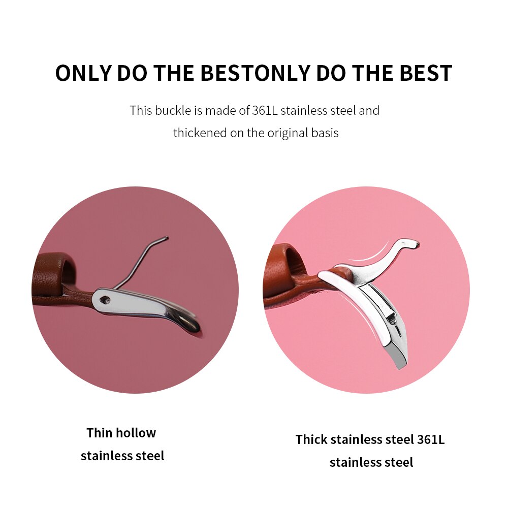 Lederen Band Voor Apple Watch Band 44Mm 40Mm 42Mm 38Mm Iwatch Armband Series5 4 3 2 1 Armband Vervanging Accessoires