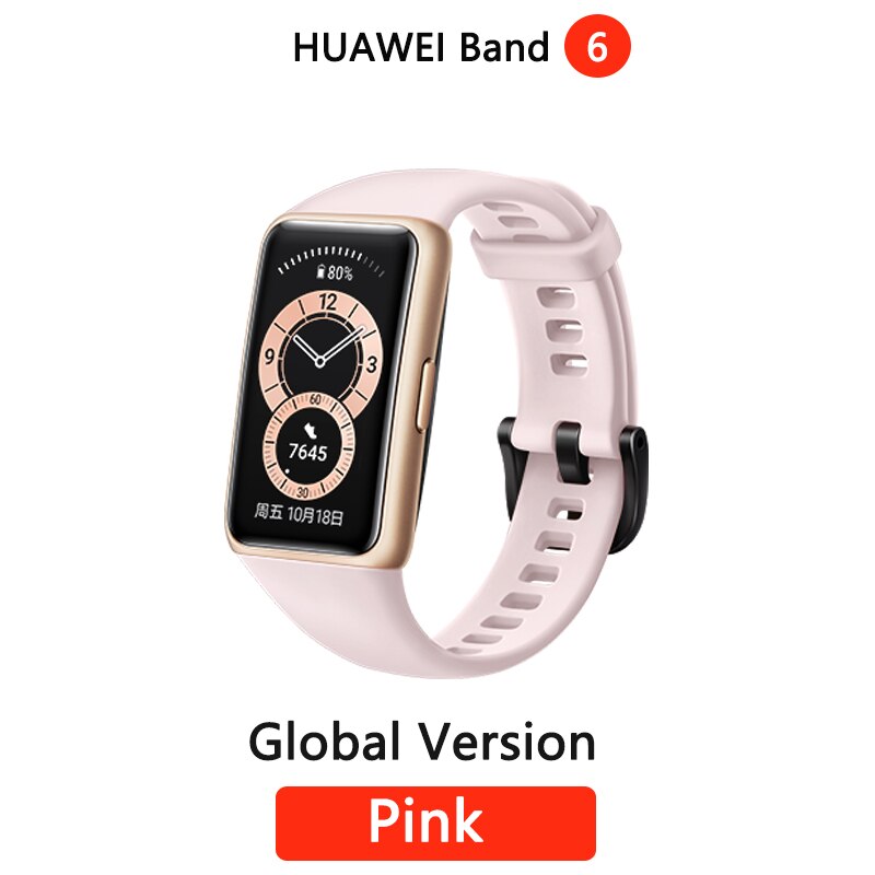 HUAWEI BAND 6 Smartband 6 Blood Oxygen 1.47" AMOLED Long Battery Life Fast Charging Heart Rate Monitoring