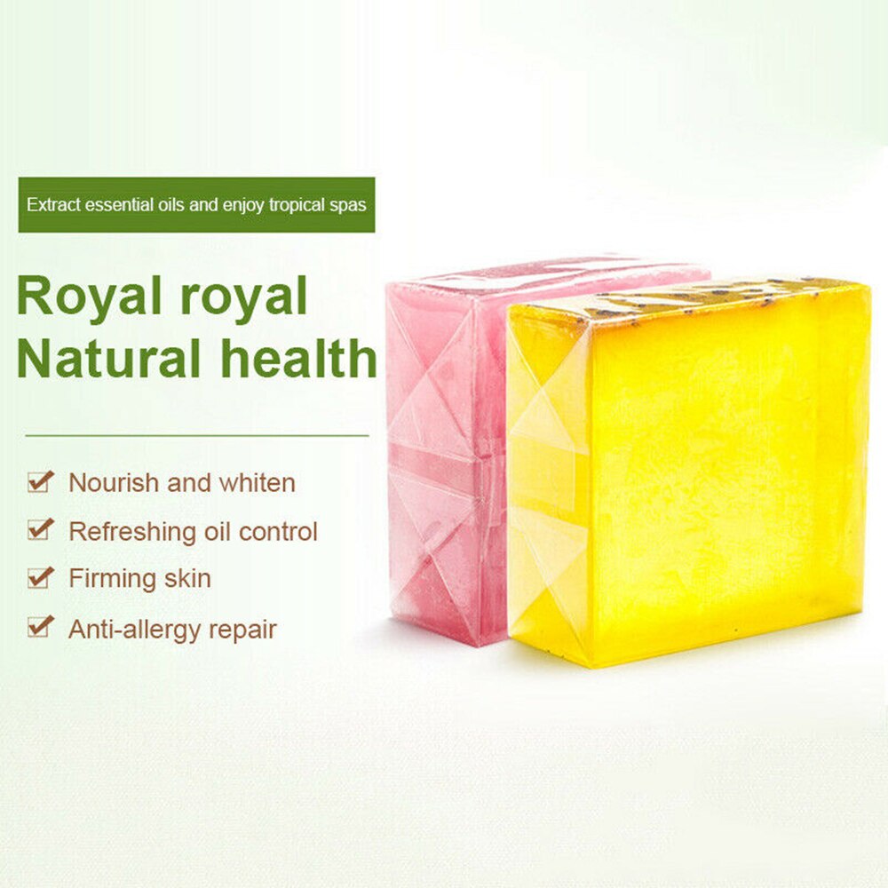 Natural Thai Fruit Soap Natural Rose Bamboo Charcoal Moisturizing Hydrating Exfoliating Hand Washing Bathing Soap 12 Style TSLM2