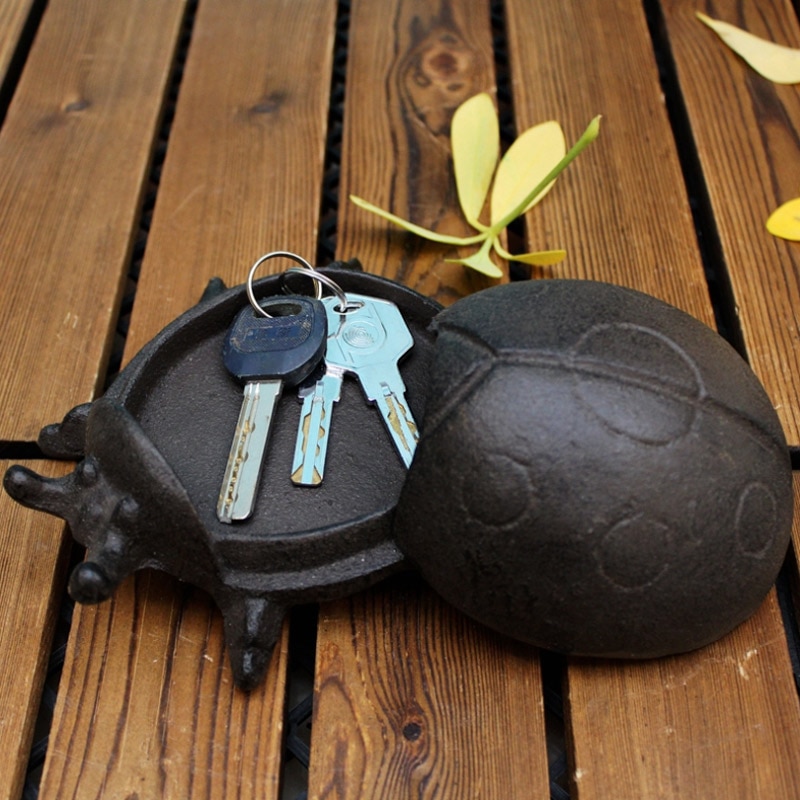 Sejf europejski żeliwa zbiornik robić przechowywania kreatywny zwierząt styl ukryte uchwyt dekoracja robić przydomowego ogrodu ozdoby