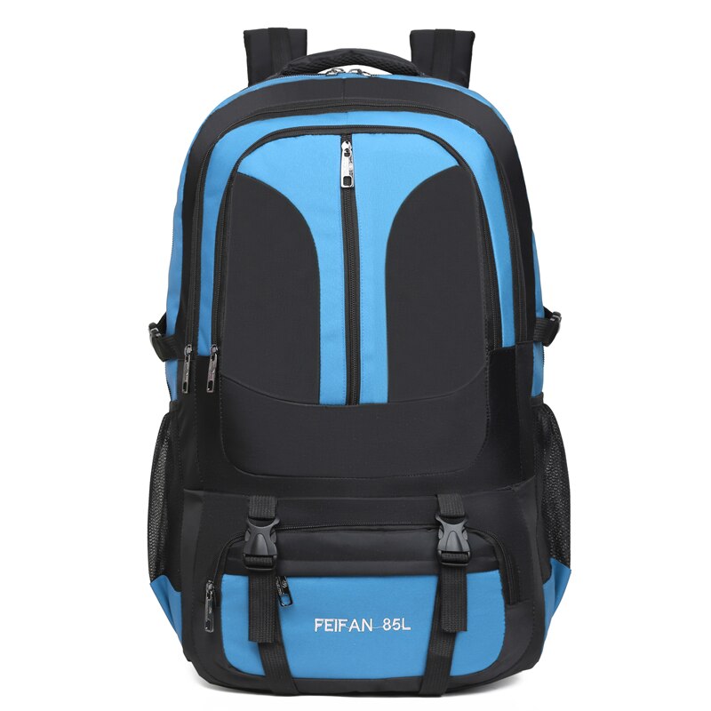 85L unisexe Oxford sacs à dos voyage sac à dos hommes sports de plein air sacs trekking sac à dos escalade randonnée Camping sac à dos pour homme: Bleu