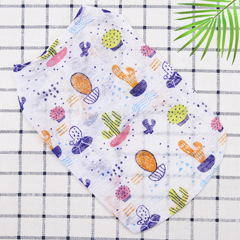 Chaleco refrescante para perros, camiseta de malla con estampado de fresa y puntos de verano, ropa para cachorros, disfraz de Chihuahua pequeño, tirantes para gatos 2025: L / Plata