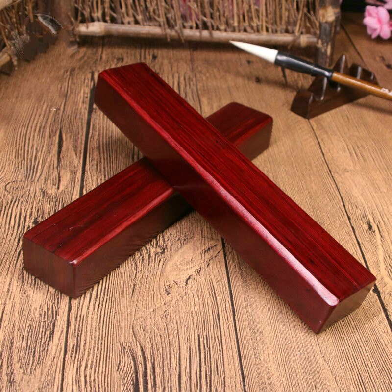 Paperweight Solid Wood Chinese Calligraphy Painting Special Paperweights Chinese High Grade Redwood Classical PaperWeights