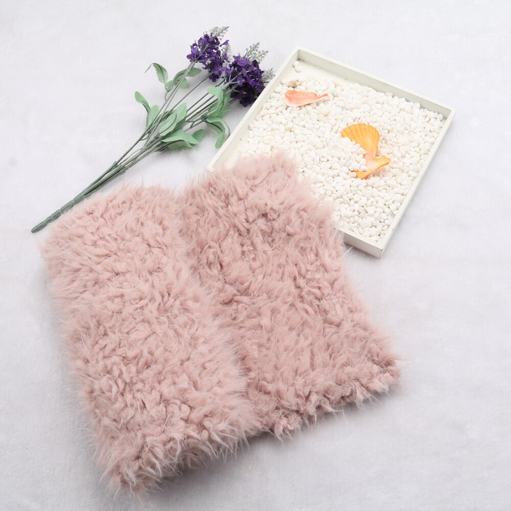 Pasgeboren Faux Fur Wrap Baby Fotografie Rekwisieten Deken Pasgeboren Mand Filler Stuffer Fotoshoot Baby Fotografia Accessoires 50*50