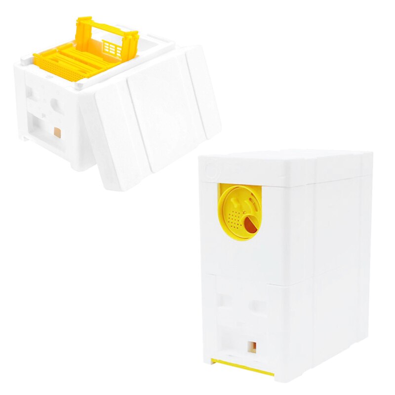 1Pcs Outdoor Garden Harvest Bee Hive Box Beekeeping King Pollination Box Beekeeping Tool Home Hive Box Beekeeping Equipment