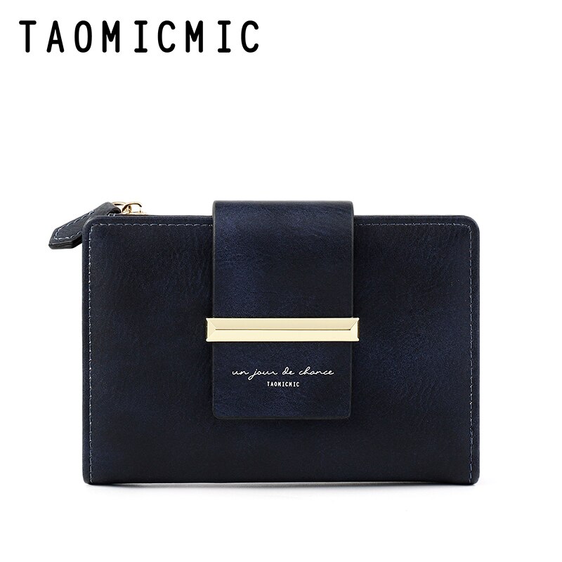 Women's Coin Purse in Vintage PU cardholders Small Wallet: Blue